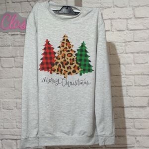 Christmas Tree Graphic Sweatshirt